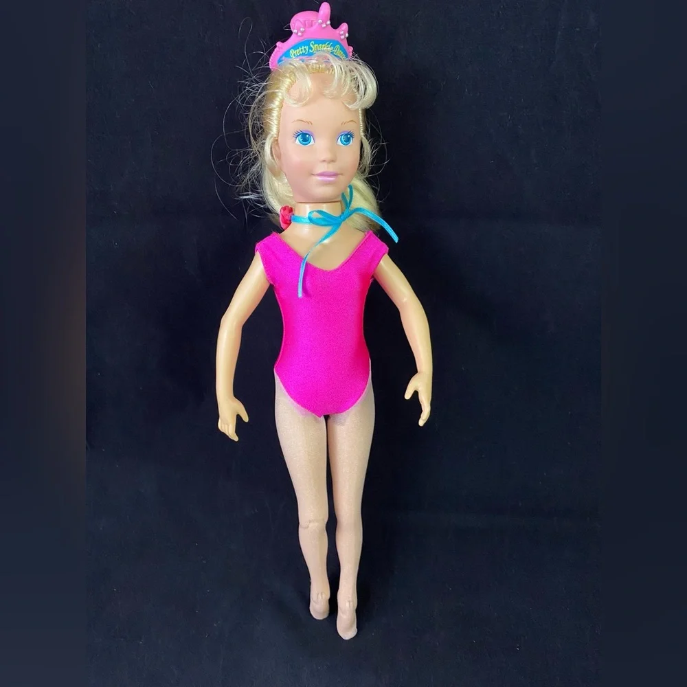 Vintage 1996 Toy Biz Pretty Sparkle Dancer Doll Toy  Works Watch Video